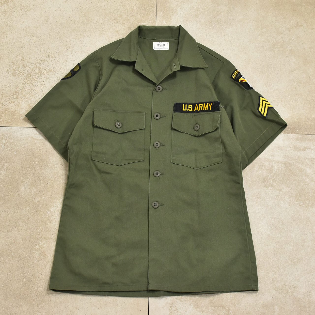 80s U.S.ARMY utility shirt | 古着屋 grin days memory 【公式 80s U.S.ARMY utility shirt | 古着屋 grin days memory 【公式