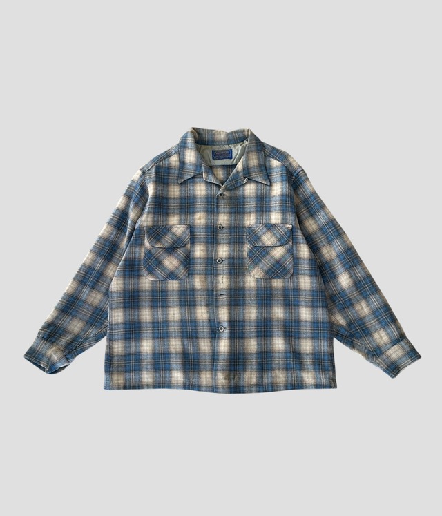 -Pendleton- Vintage 70s XL Board Shirt made in USA