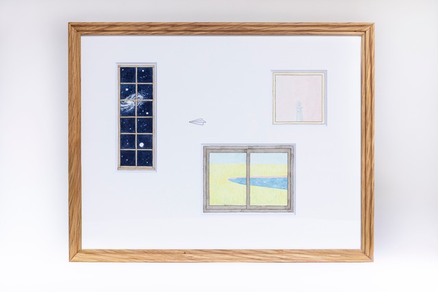 カシワイ 水彩画作品「無題」