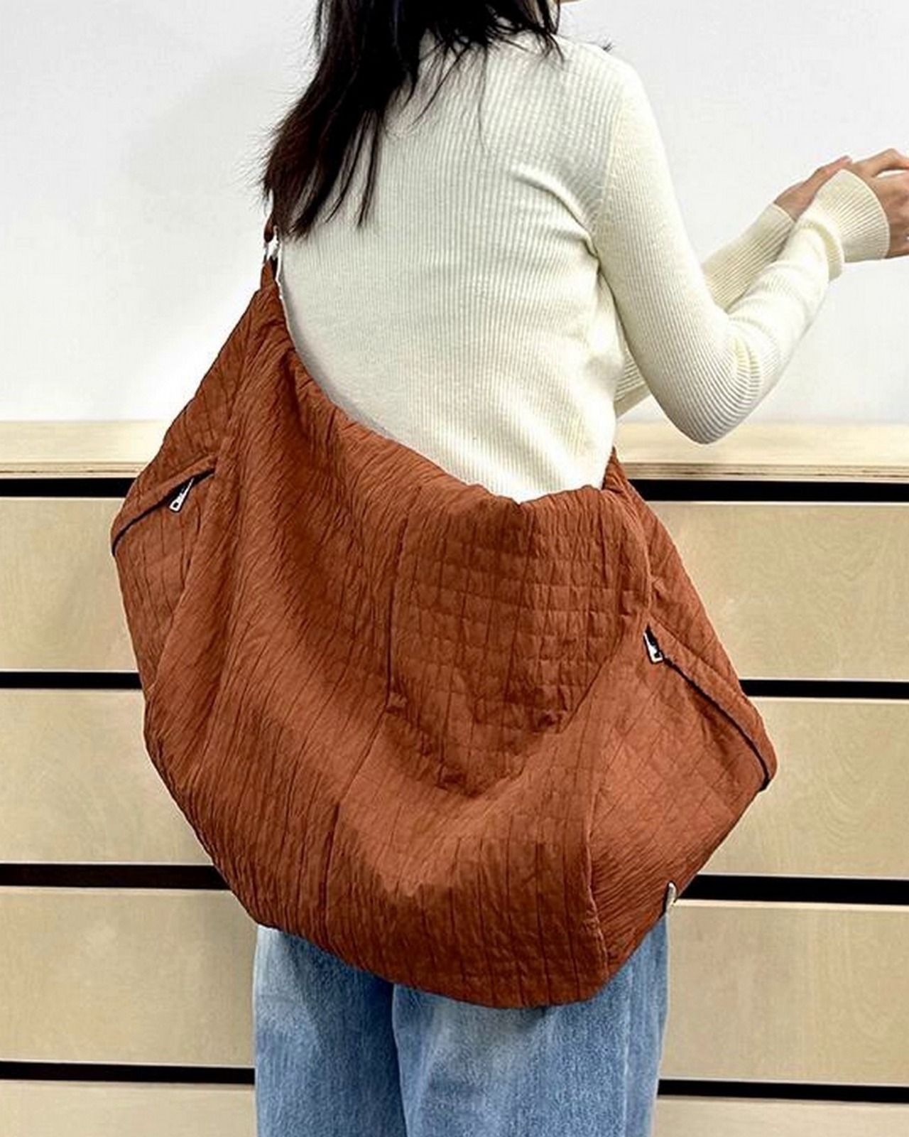 ビッグシルエットトートバッグ 3color A0603 - 14