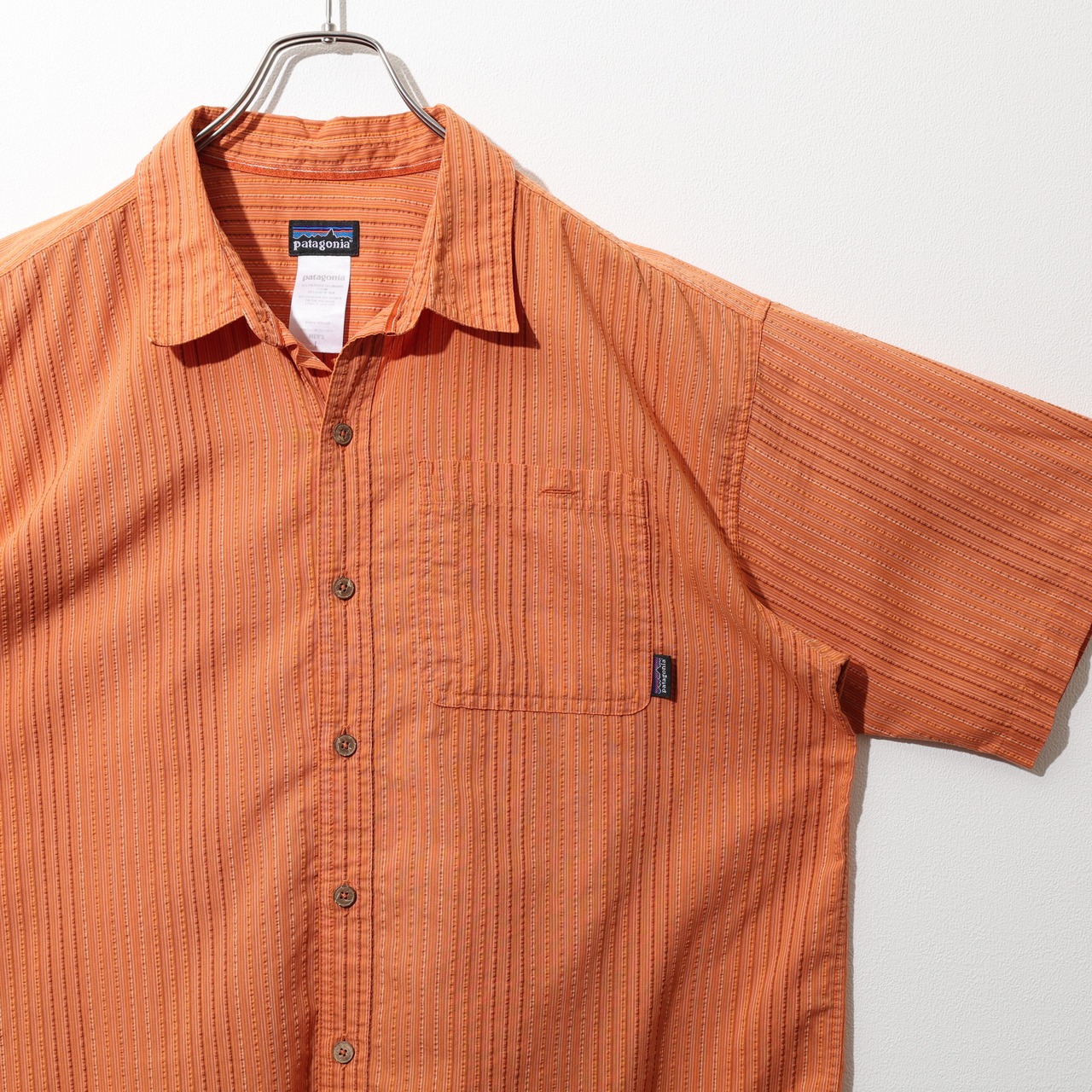 美品 L 08年 Puckerware Shirt Patagonia パッカーウェアシャツ パタゴニア  シアサッカー