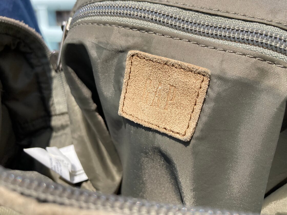 00s old GAP record bag 2000年代 ベージュ オールドギャップ レコード 
