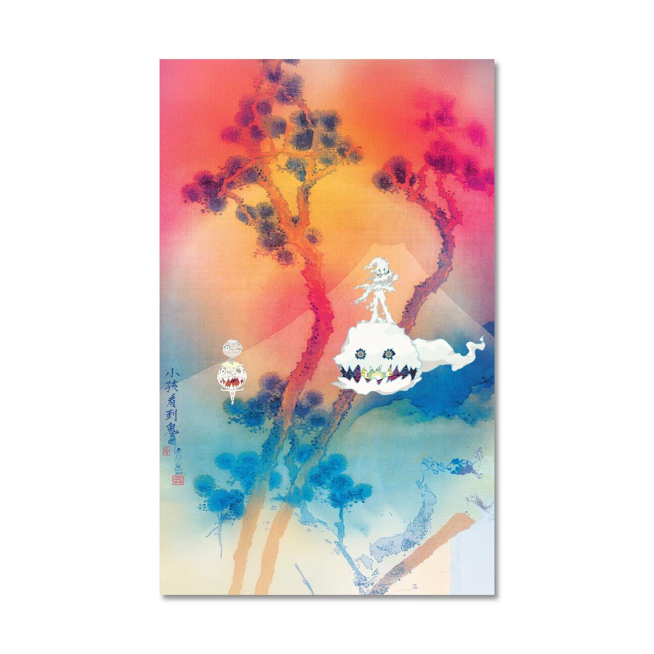 Kanye West & Kid Cudi KIDS SEE GHOSTS (Album Extended Cover) ポスター Versili