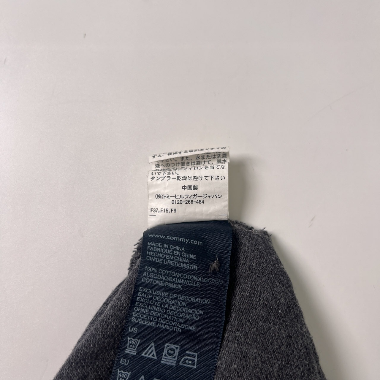 TOMMY HILFIGER トミーフィルフィガー 半袖ポロシャツ XL/ダークグレー