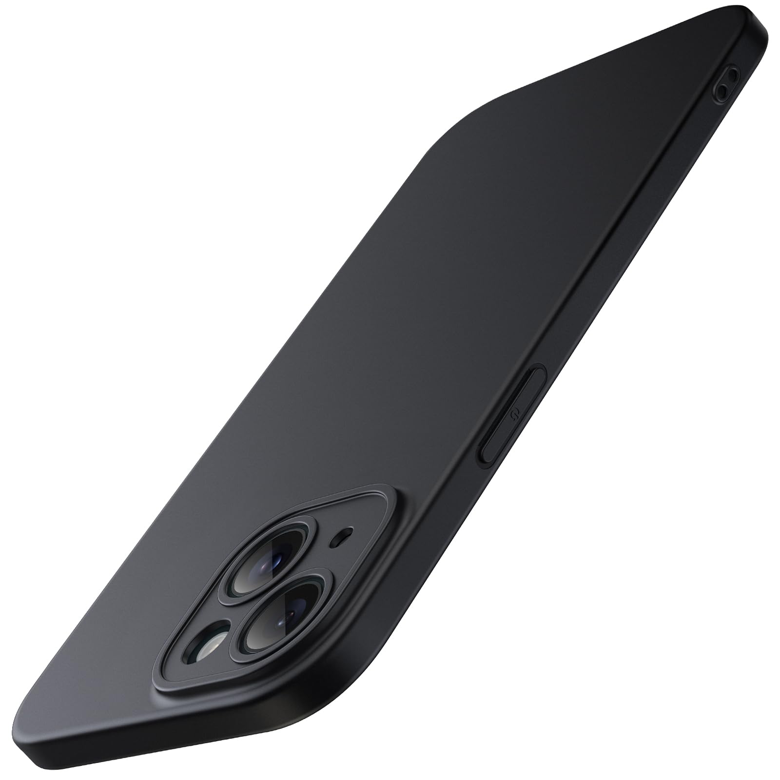 JETech iPhone 15用 スリムケース (ブラック)