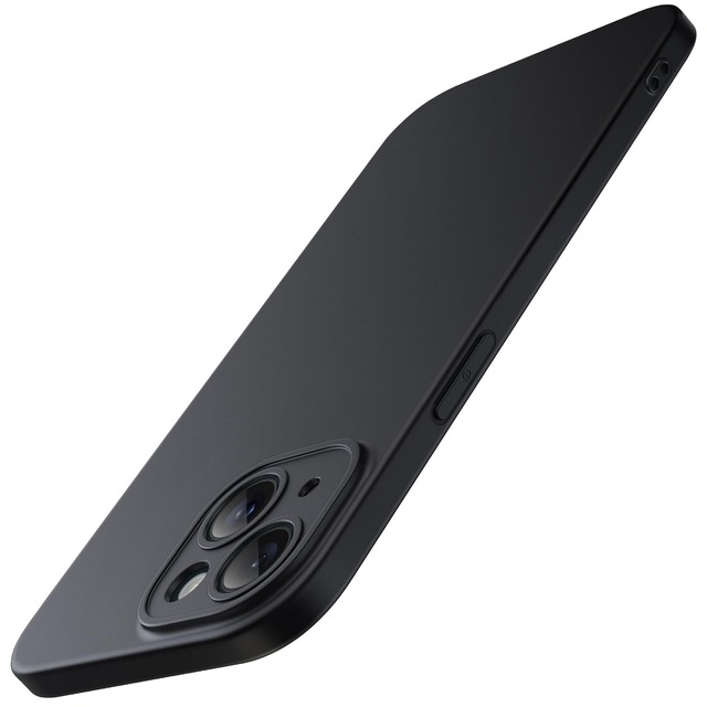 JETech iPhone 15用 スリムケース (ブラック)