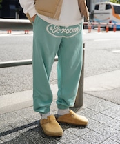 【#Re:room】BIG LOGO PRINT WIDE SWEAT PANTS［REP234］