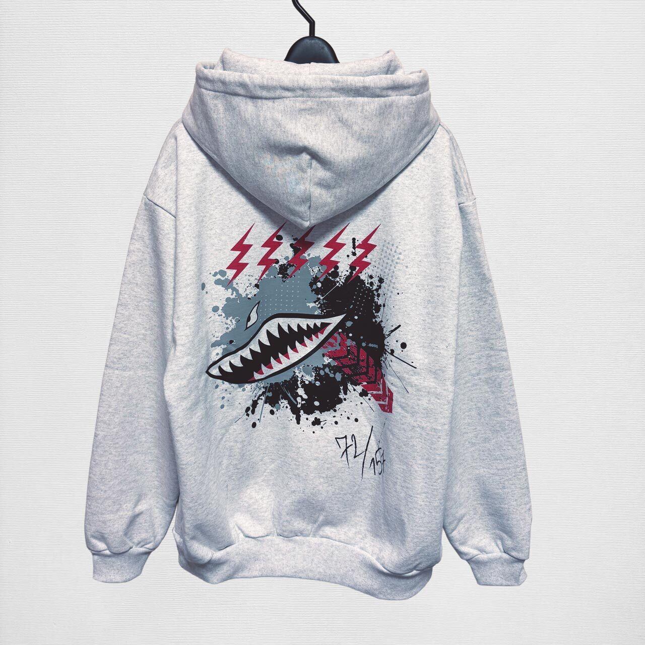 H&O サメパーカ プルオーバーHOODIE | outdoor MIL