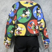 mickey pattern reversible sweat