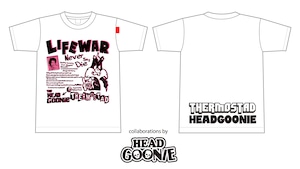 【LIFE WAR】HEADGOONIE✖︎THERMOSTADコラボレーションTシャツ