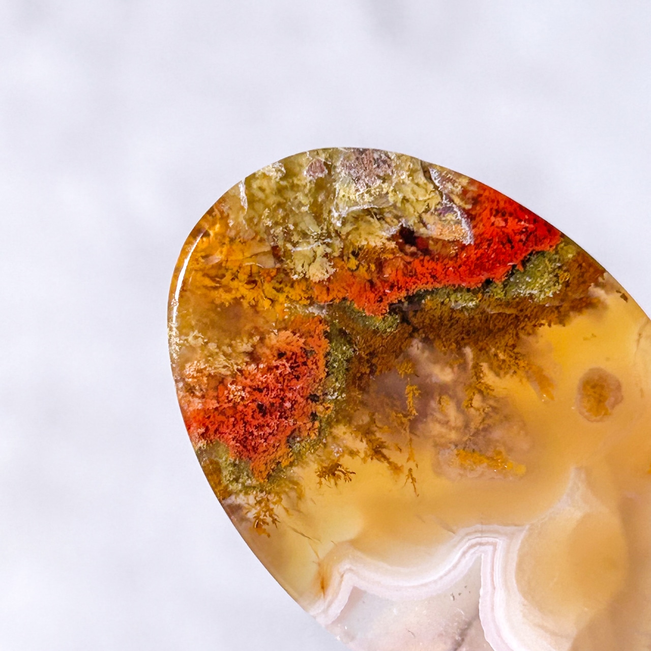 シーニックモスアゲート カボション * Scenic Moss Agate * 天然石