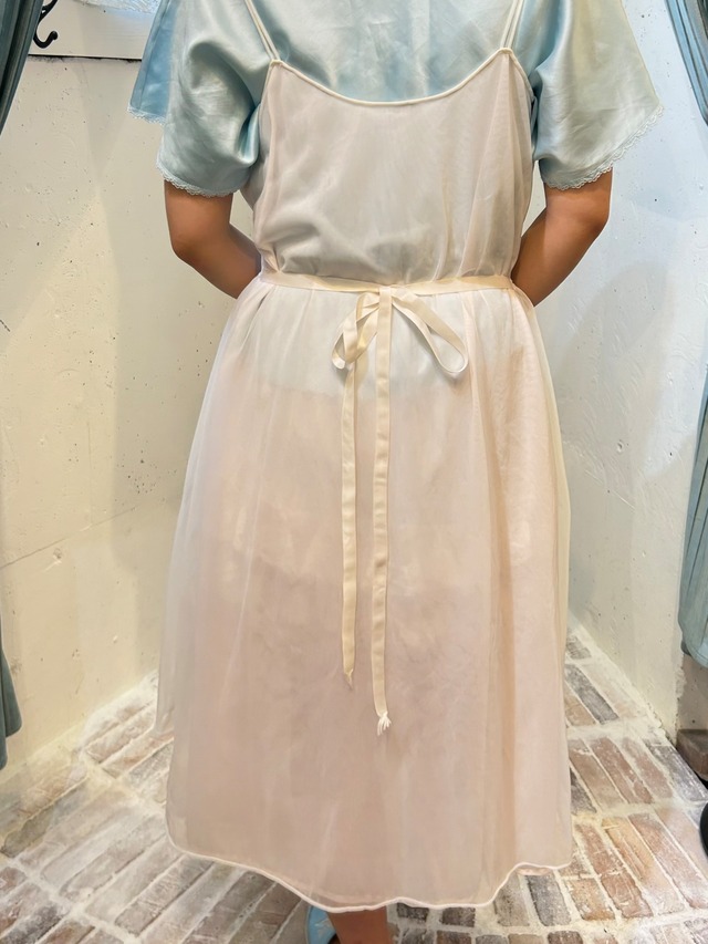 Vintage white lace nighty dress