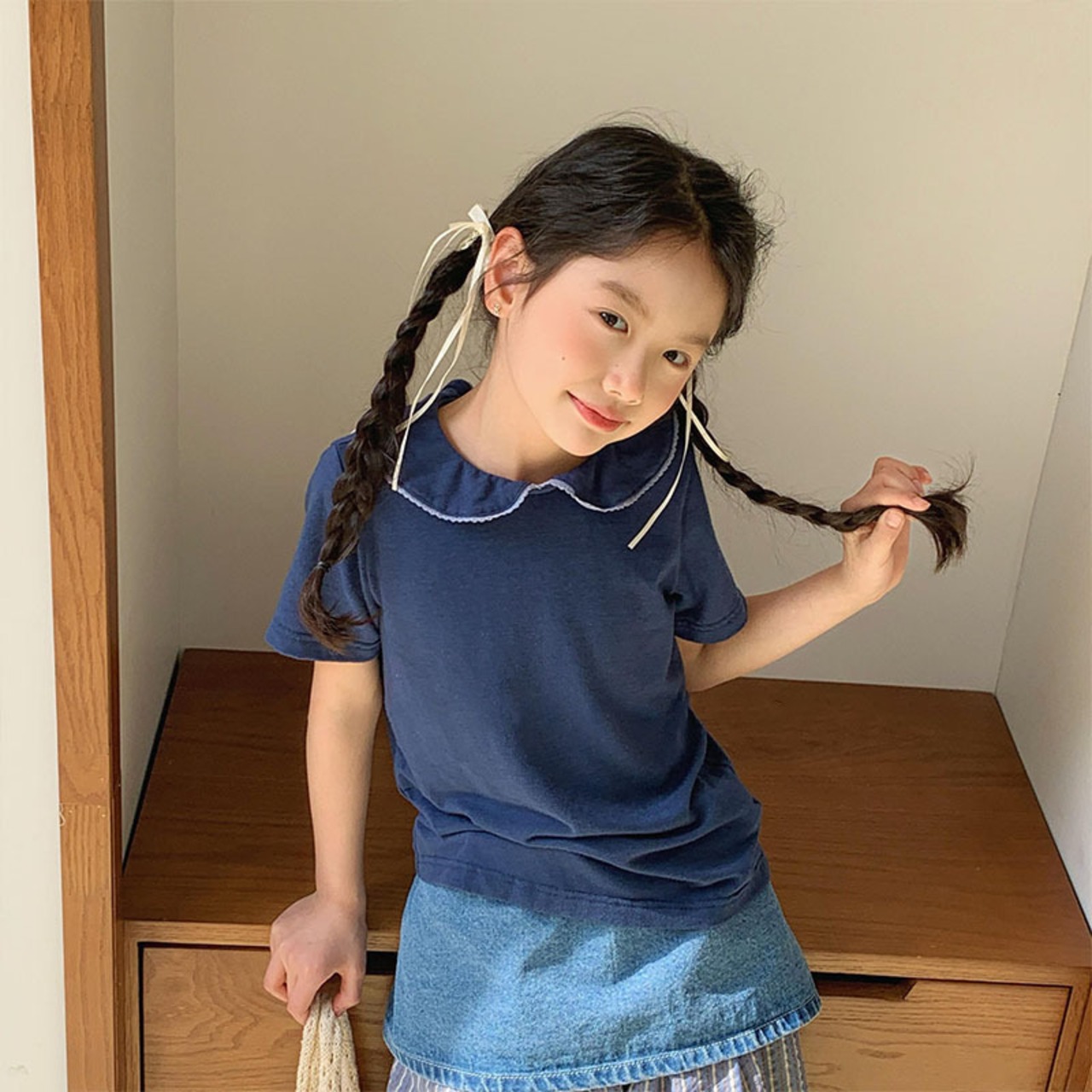 夏レトロカラーTシャツ