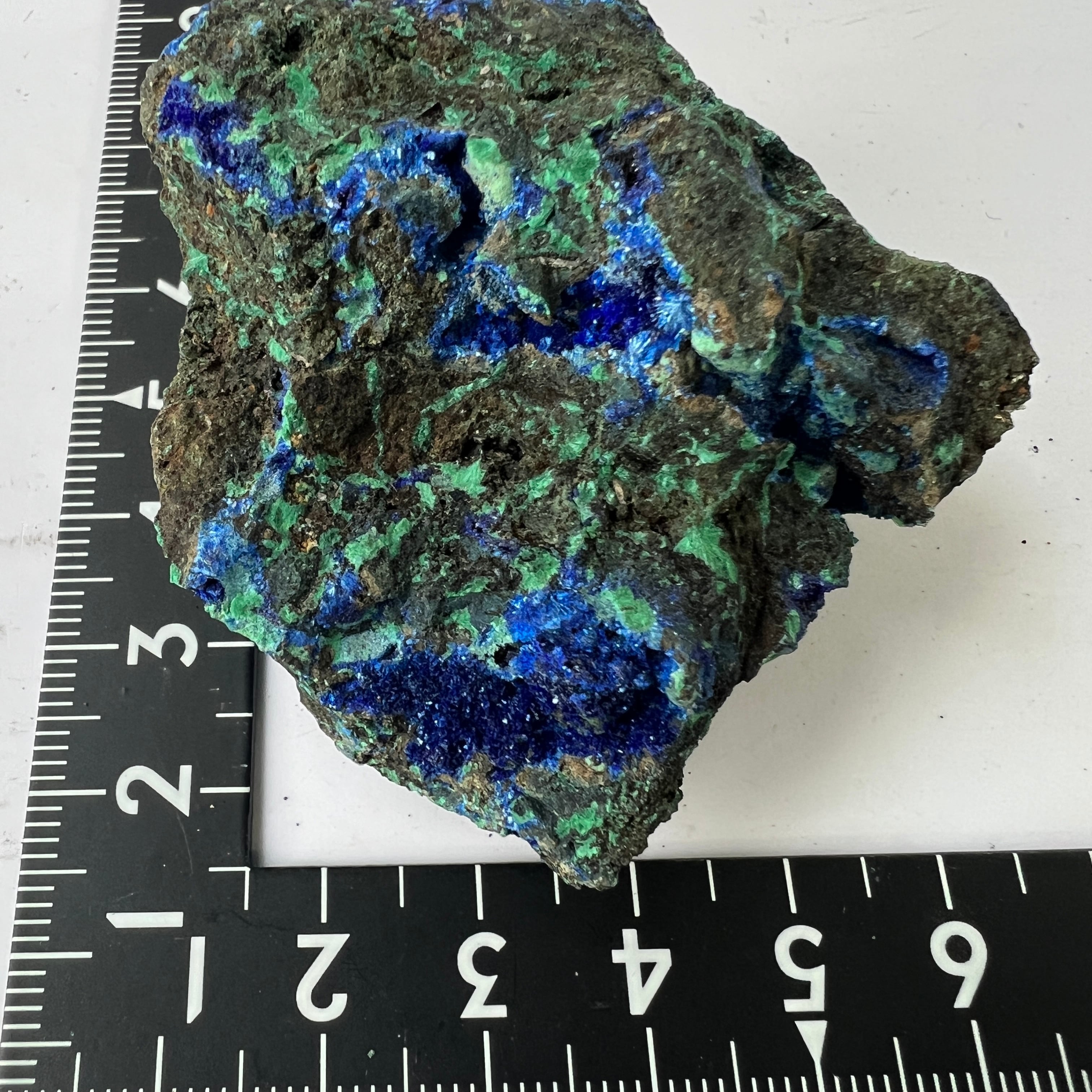 鉱物商店】アズライト（藍銅鉱）とマラカイト 天然石 原石-