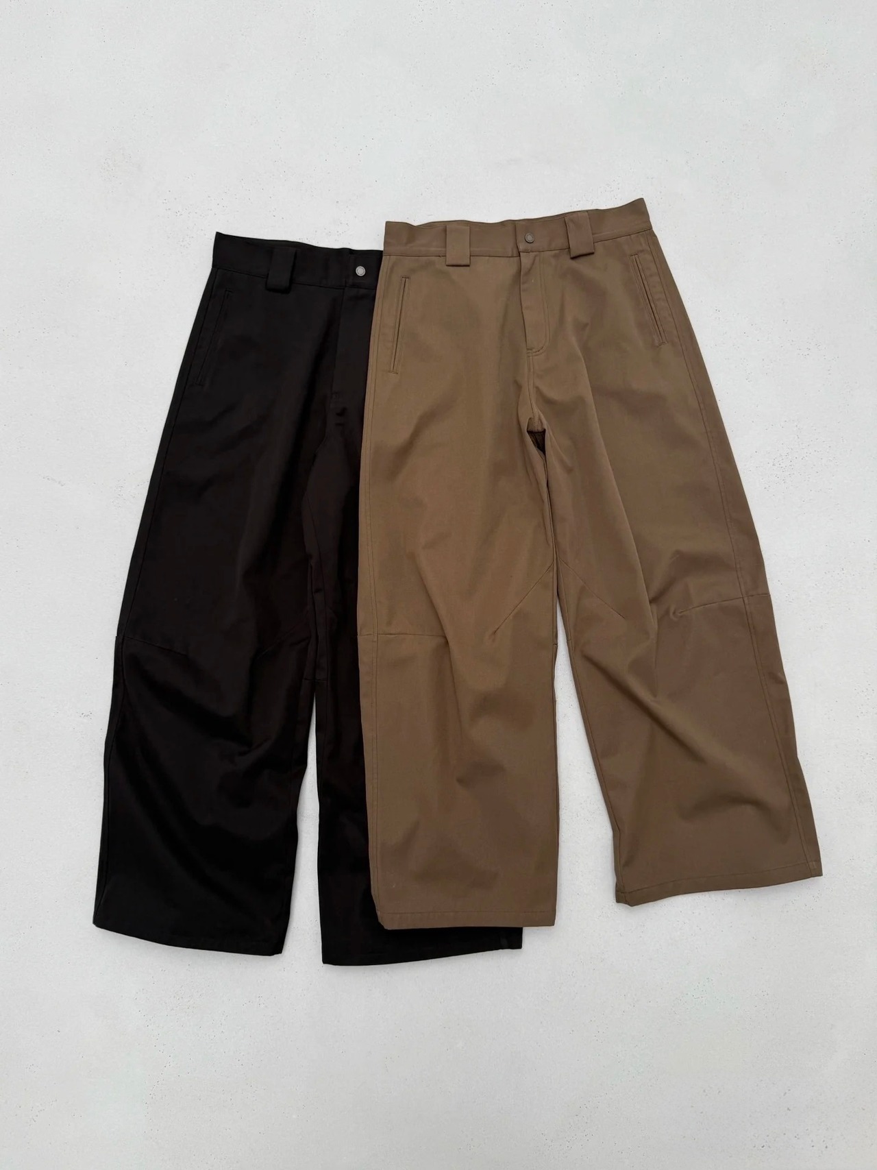 Yausye Washed Loose Straight Jeans