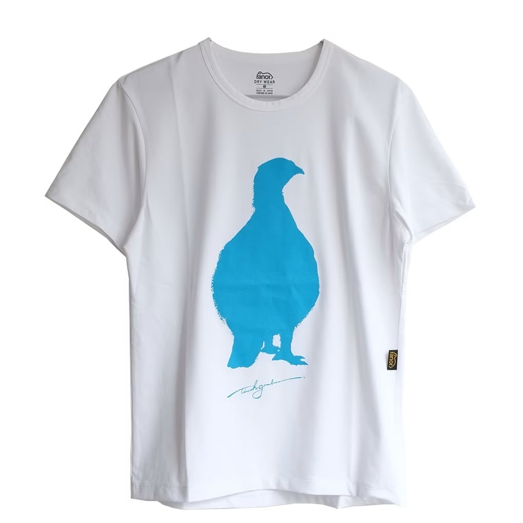 ranor(ラナー) ROCK PTARMIGAN T-SHIRT WH×BLU