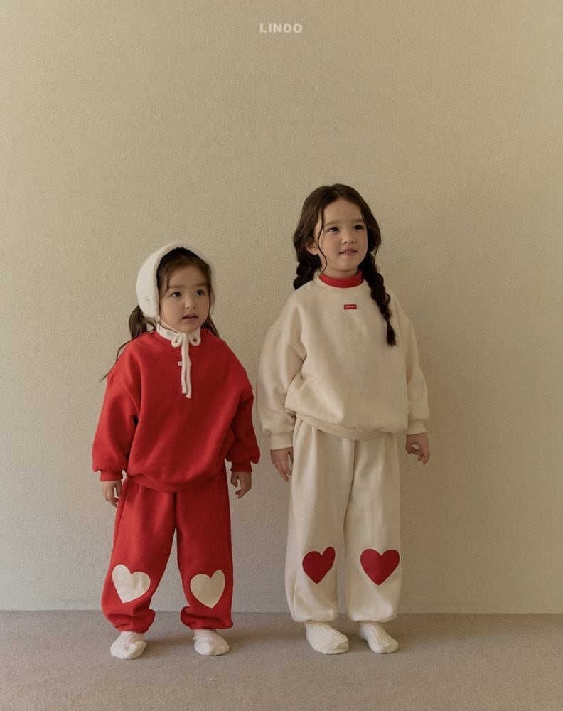 【予約商品】big heart jogger pants