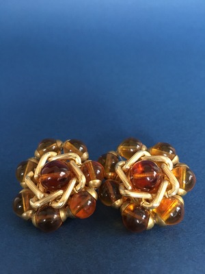 Venetian Glass Earrings-Flower