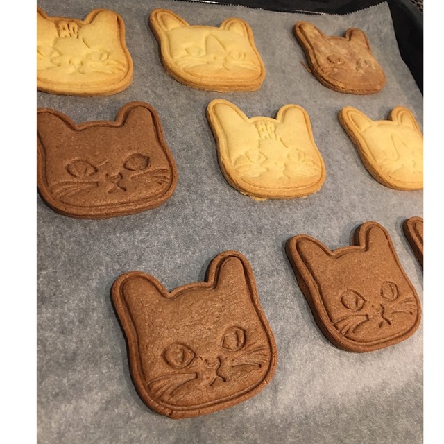 ねこのクッキー型 お顔 模様のない猫 ヌイグルミ制作室ビアンカ ねこのクッキー型 お顔 模様のない猫 ヌイグルミ制作室ビアンカ