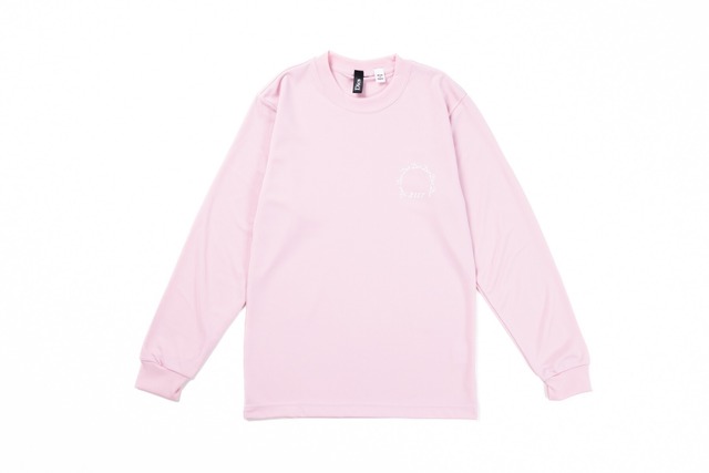 DICS ロングTシャツ　ピンク　【日本製】