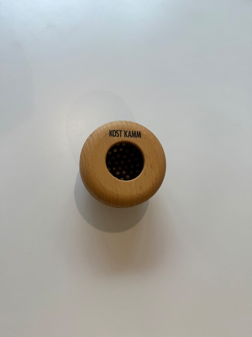 KOSTKAMM/4580 Beech Wood Pop-up Wooden Brush Natural rubber bed, Straight wooden knobs Removable rubber bed