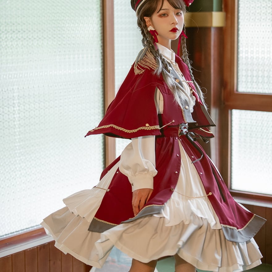 ゴスロリ通販 With U 予約販売 ゴシック ロリィタ ミリロリ 軍服