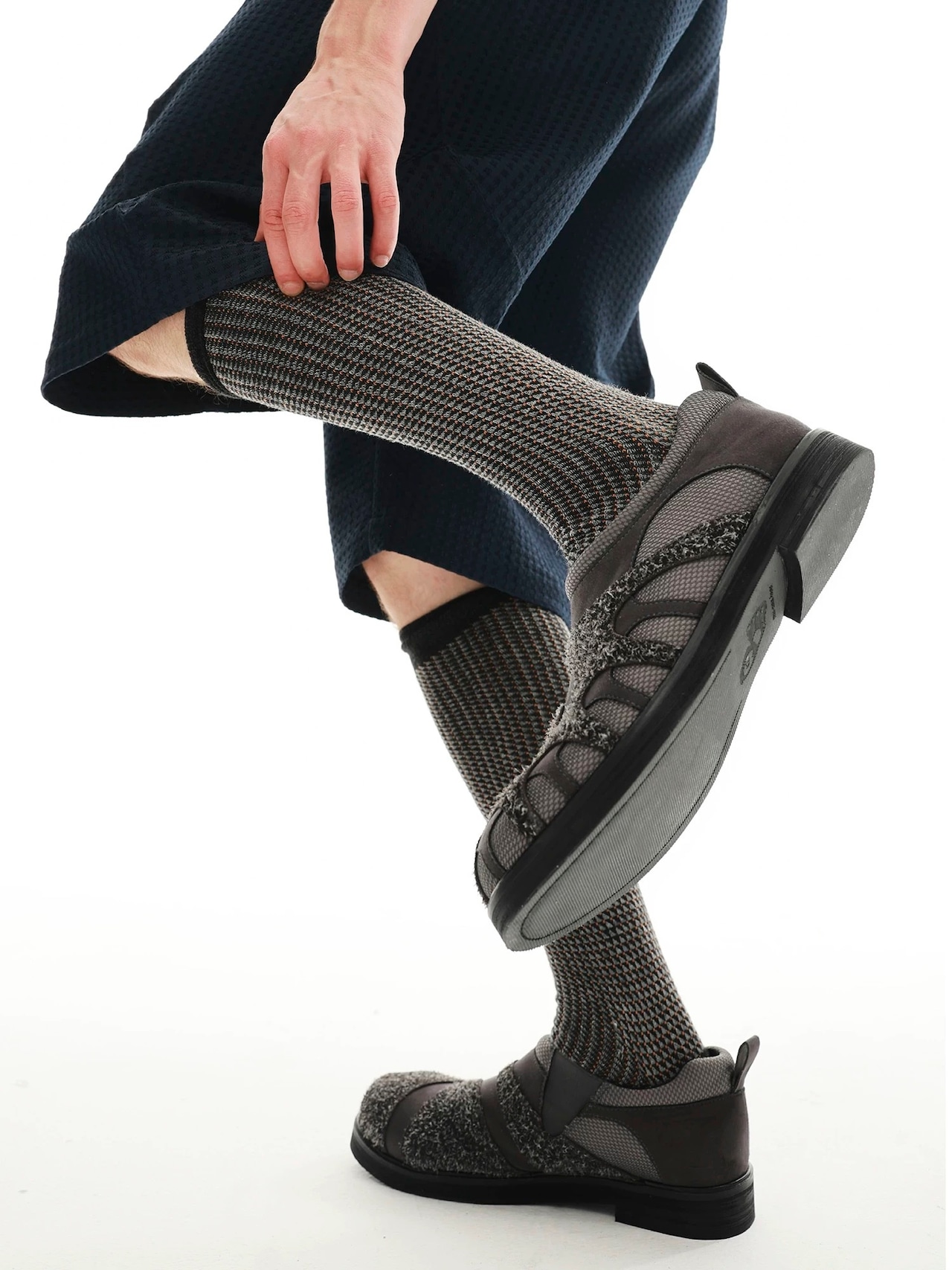 54A0 × musaafeer Medusa Cowhide Deconstructed Shoes