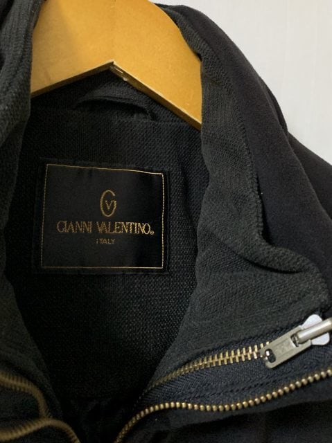 1990's Design Micro Suede Zip-Up Coat with Liner Vest "VALENTINO"