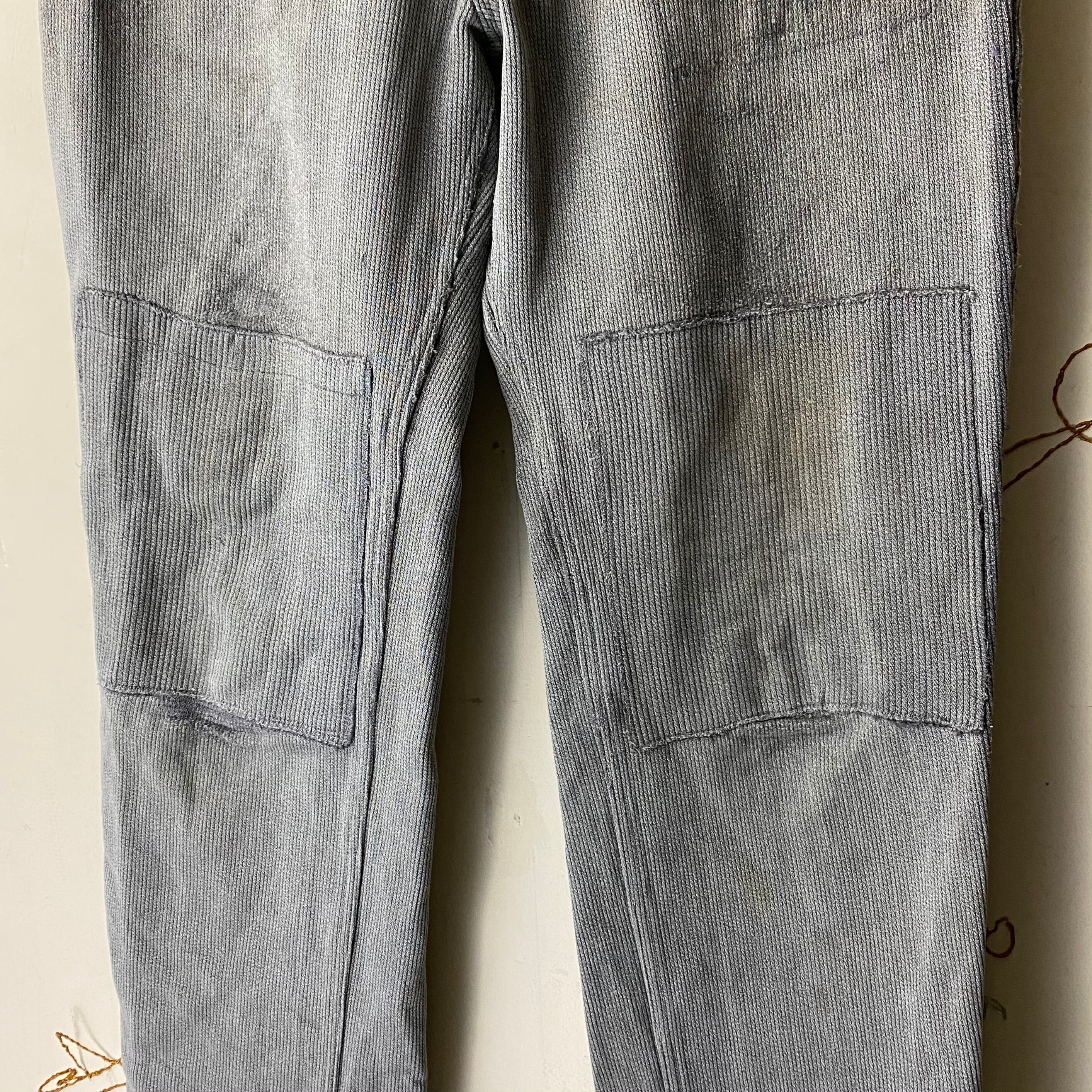 vintage 1950’s french cotton pique work pants | NOIR ONLINE powered by BASE