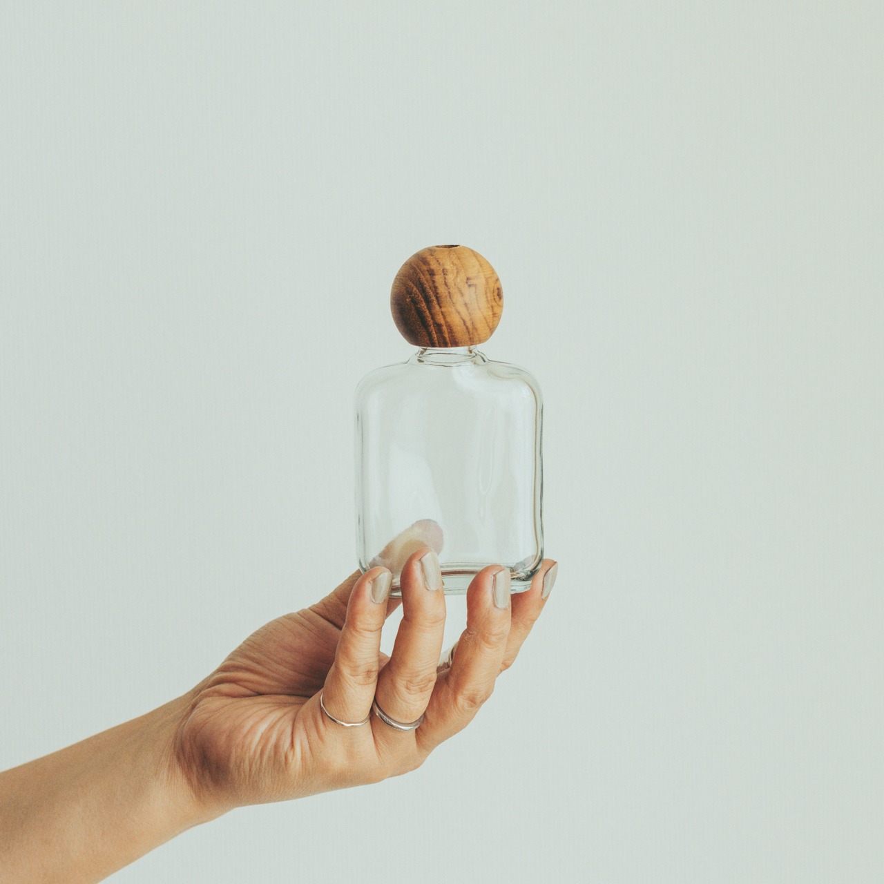 Flower vase clear glass