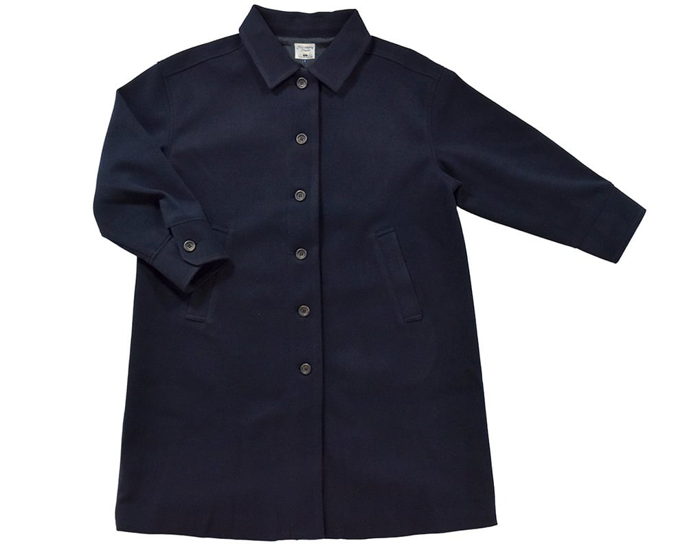 ステンカラーロングコート NIJP5645 | Keitto NORTHERNTRUCK LILASIC