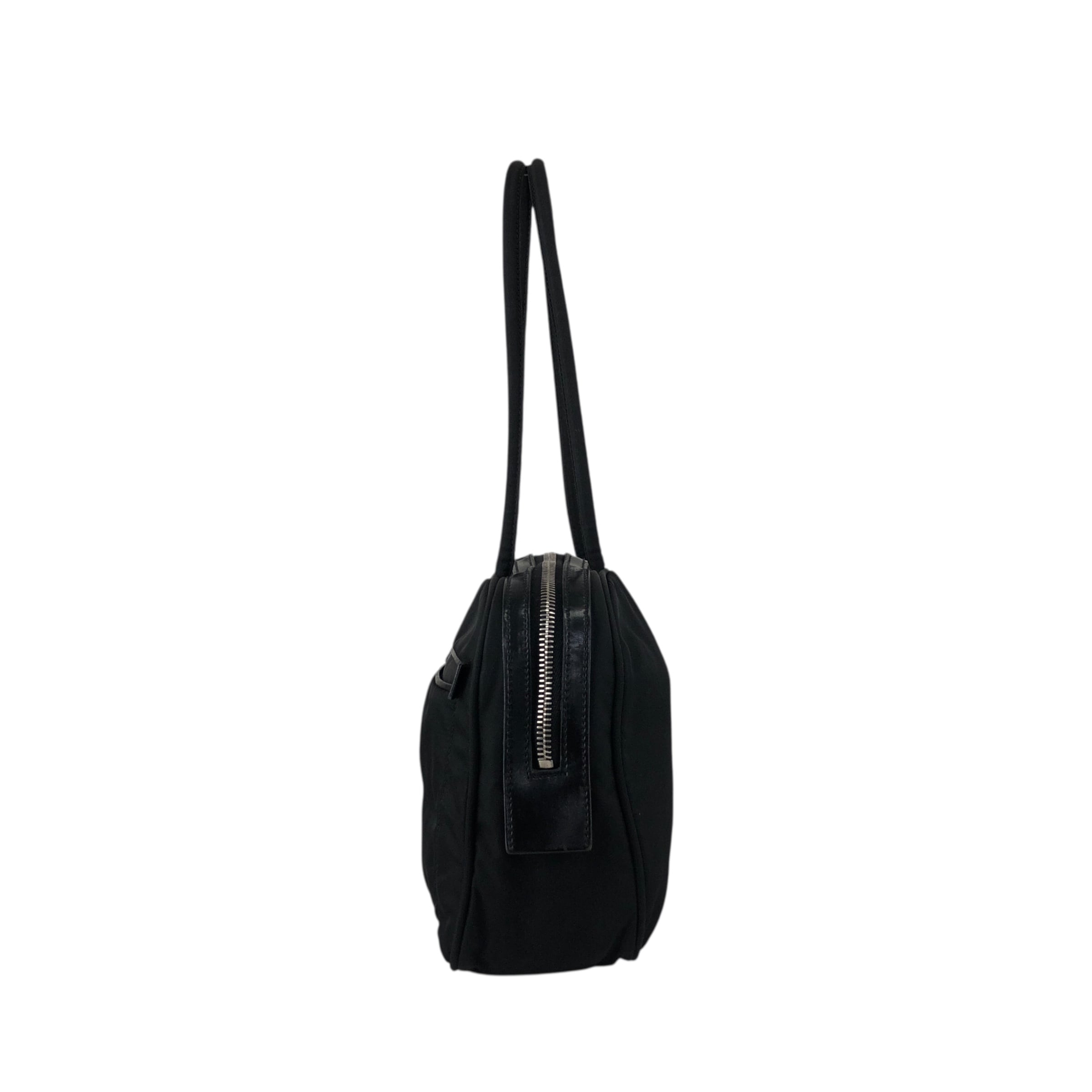 PRADA プラダ ハンドバッグ ブラック トライアングルロゴ ナイロン