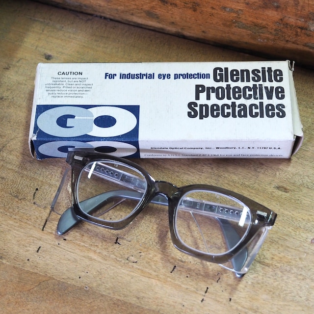 【New Old Stock】60's Glendale optical protective eyeglasses