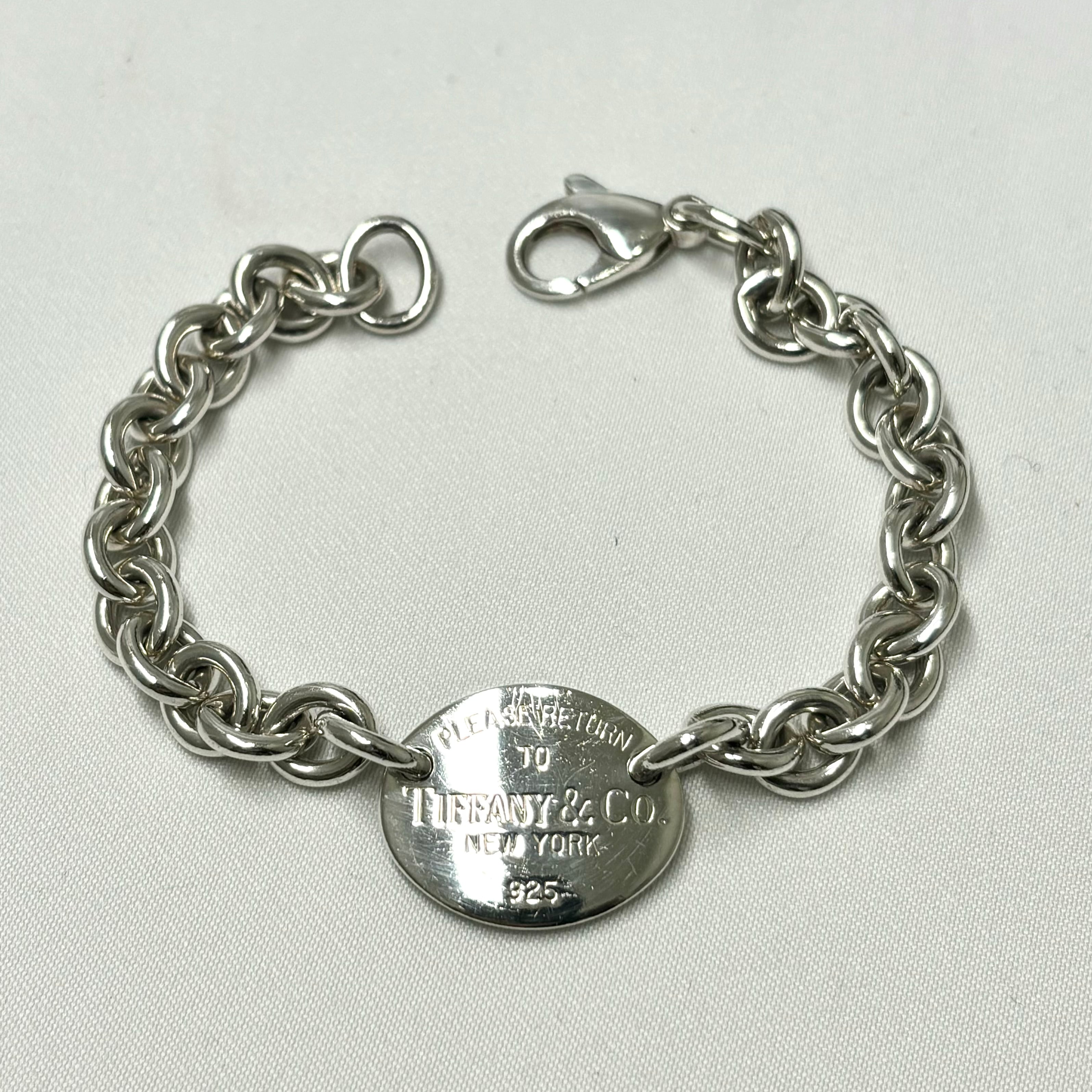 Tiffany&Co. リターントゥ ティファニー オーバルタグ ブレスレット 
