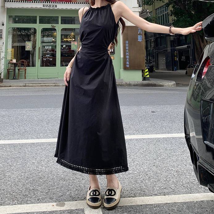 ノースリーブワンピース ロングワンピース Aラインワンピース