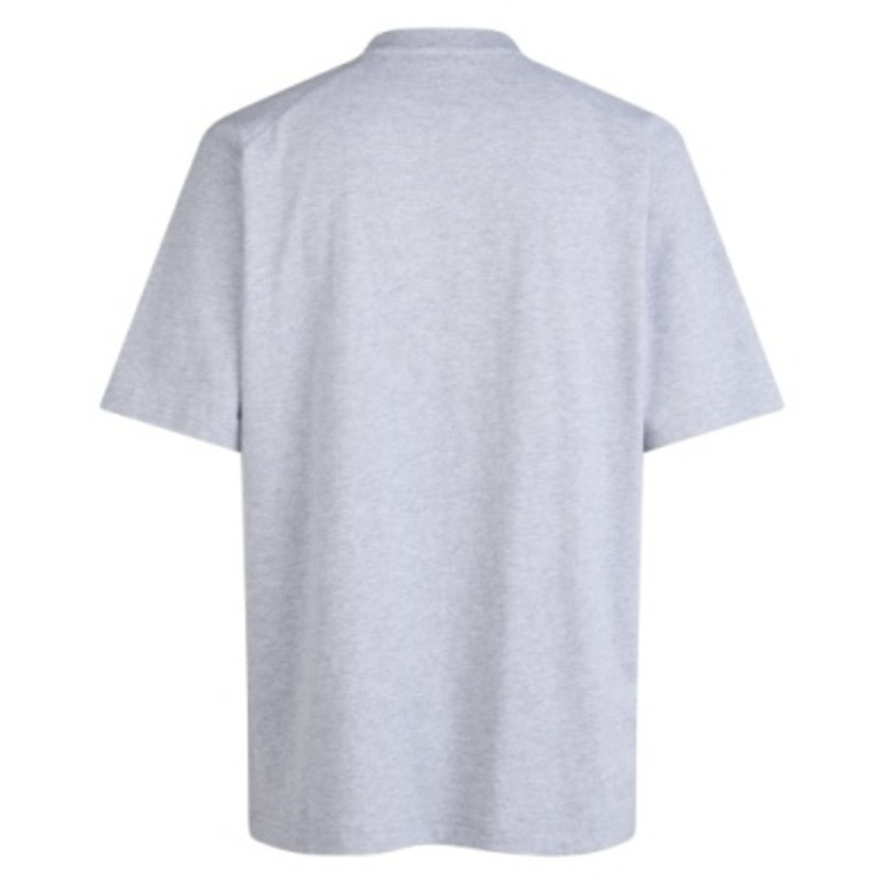 RAPHA COTTON T-SHIRT - LARGE LOGO GREY/WHITE