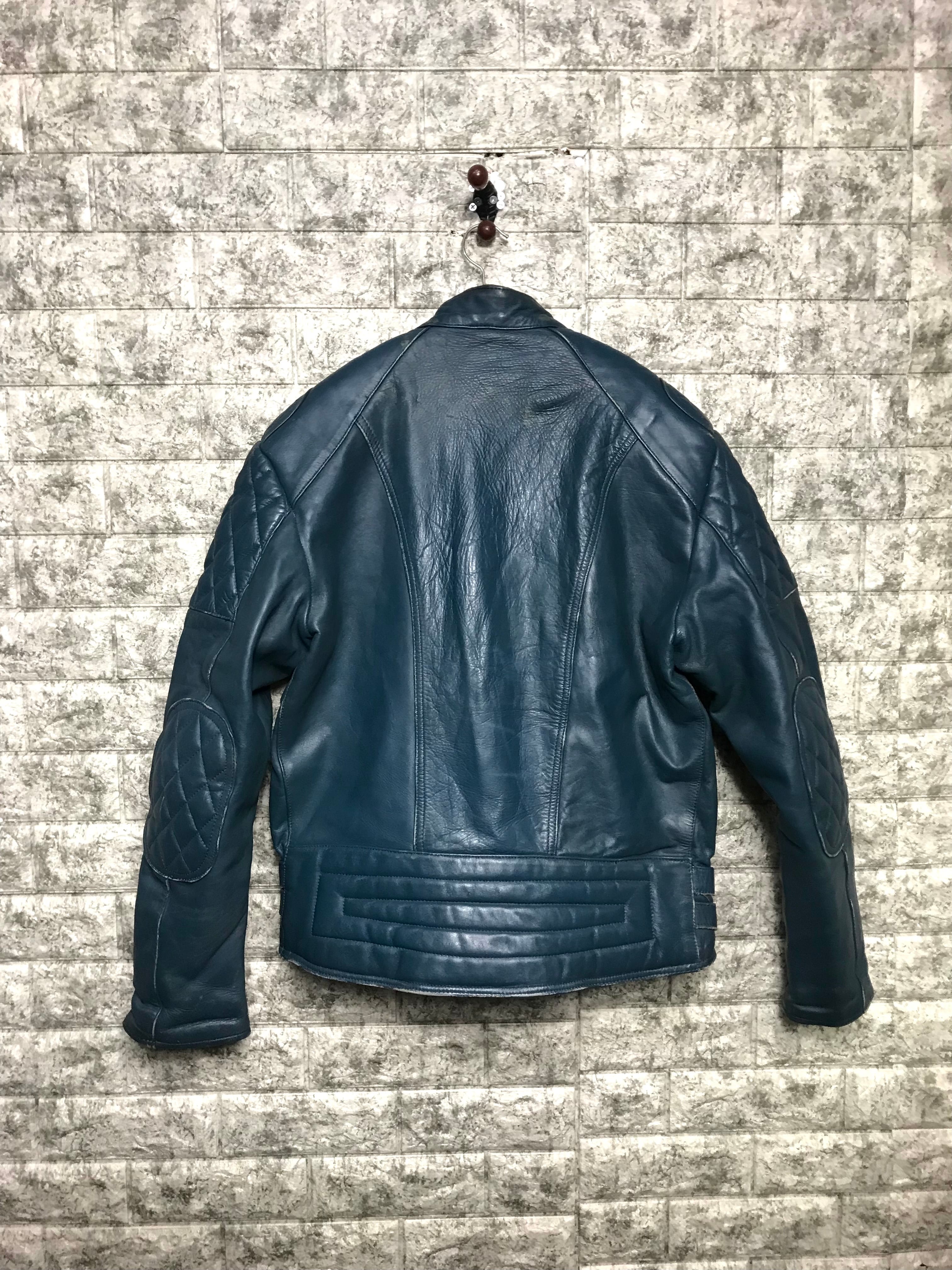 貴重 70s 英国 England SPORTEX ブルー ロンジャン ライダース 