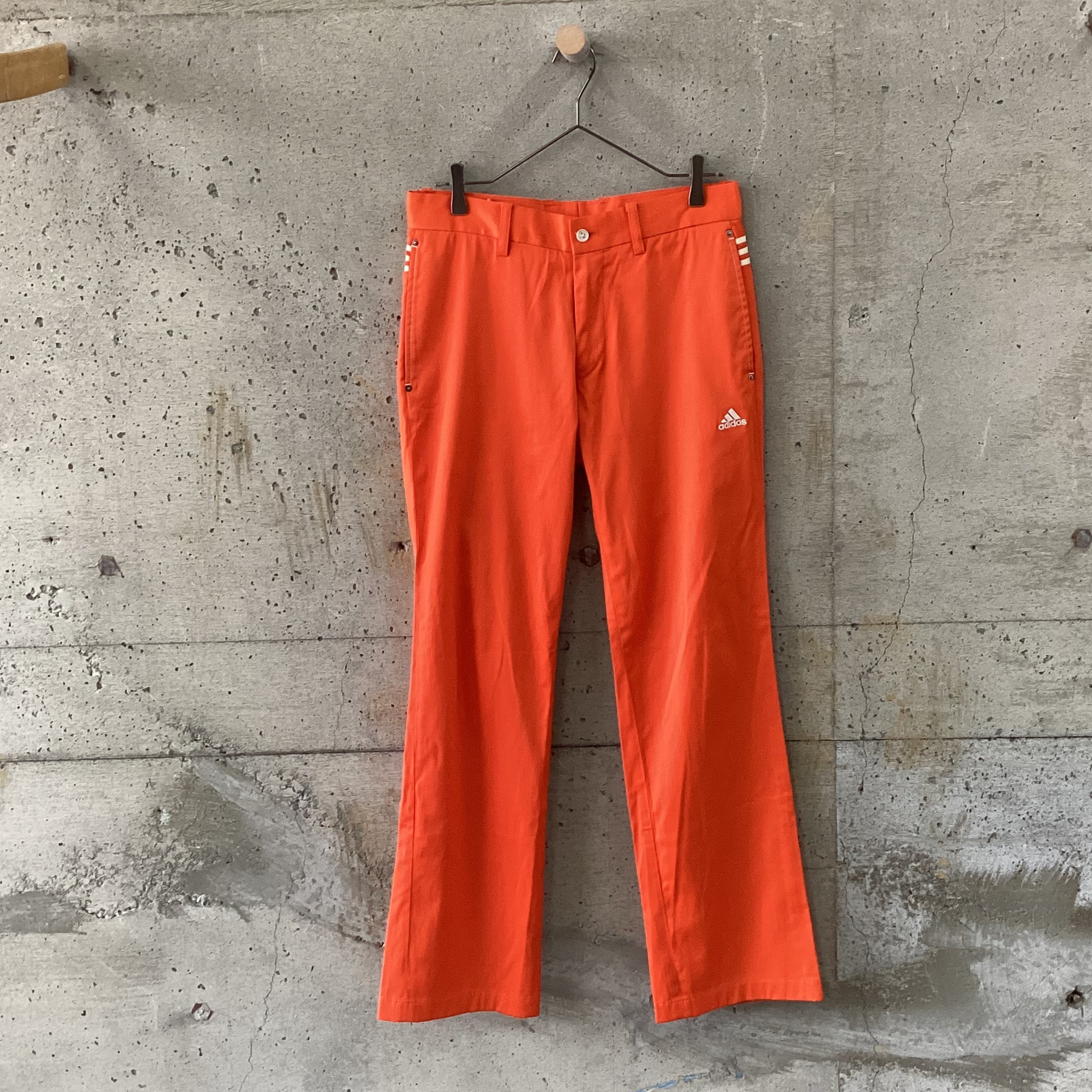 Orange sports slacks
