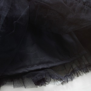 秋ームシルエットフリルスカート