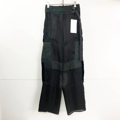 sacai サカイ 20SS Combo Cargo Trousers カーゴパンツ ブラック 0