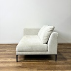 Cassina ixc. GRAB home 2人掛けソファ オットマンセット 右ひじ掛けアーム デザイナーズ家具 モダン ファブリック ベージュ系【中古】【350サイズ】