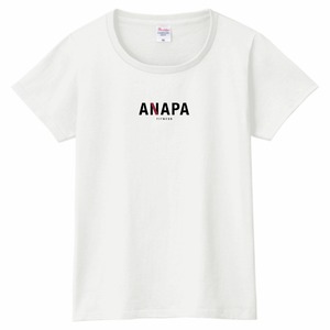 ANAPA logo T-shirt~ladies~【white】