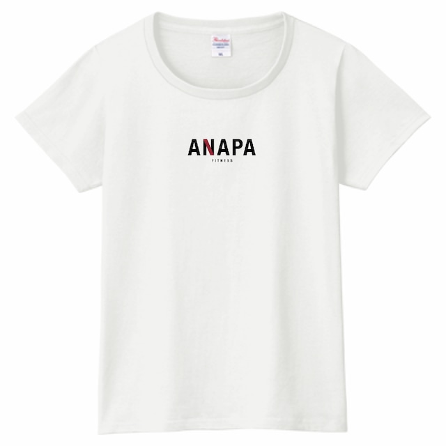 ANAPA logo T-shirt~ladies~【white】