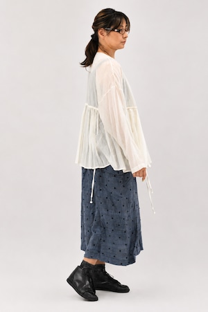 GUPTIHA(グプティハ) Rabari shirt 手織りシルクコットン カシュクールブラウス
