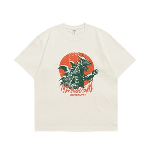 怪獣プリント オーバーサイズ Tシャツ  A1897