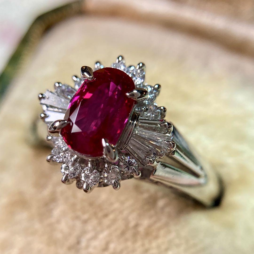 pt900 k18 非加熱サファイア2.73ct ダイヤモンド0.20ct 指輪 | Pay ID