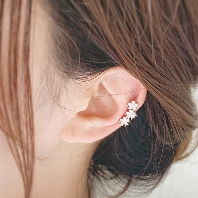 【JORIE】Flower Garden Ear cuff