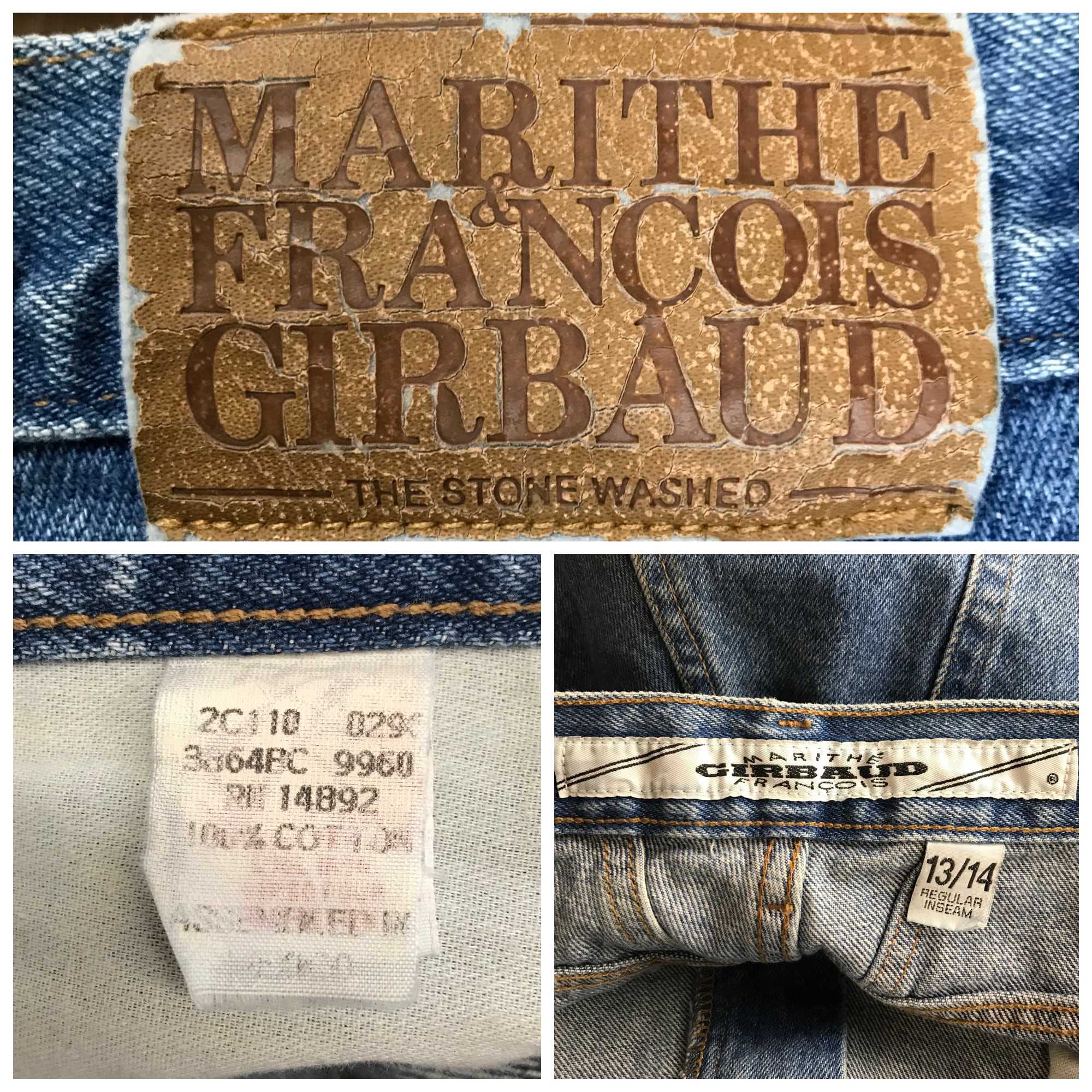 90s Marithe Francois Girbaud マリテフランソワジルボー デニム 90s Marithe Francois Girbaud マリテフランソワジルボー デニム