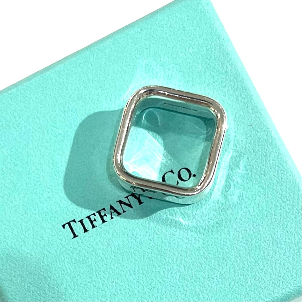 TIFFANY&CO.】【14-15号】2982 ヴィンテージ T&CO 1837 スクエアリング