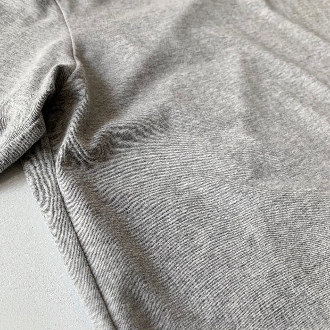 FIRMUM】強撚コットンヘビー天竺5分袖ボトルネックプルオーバー